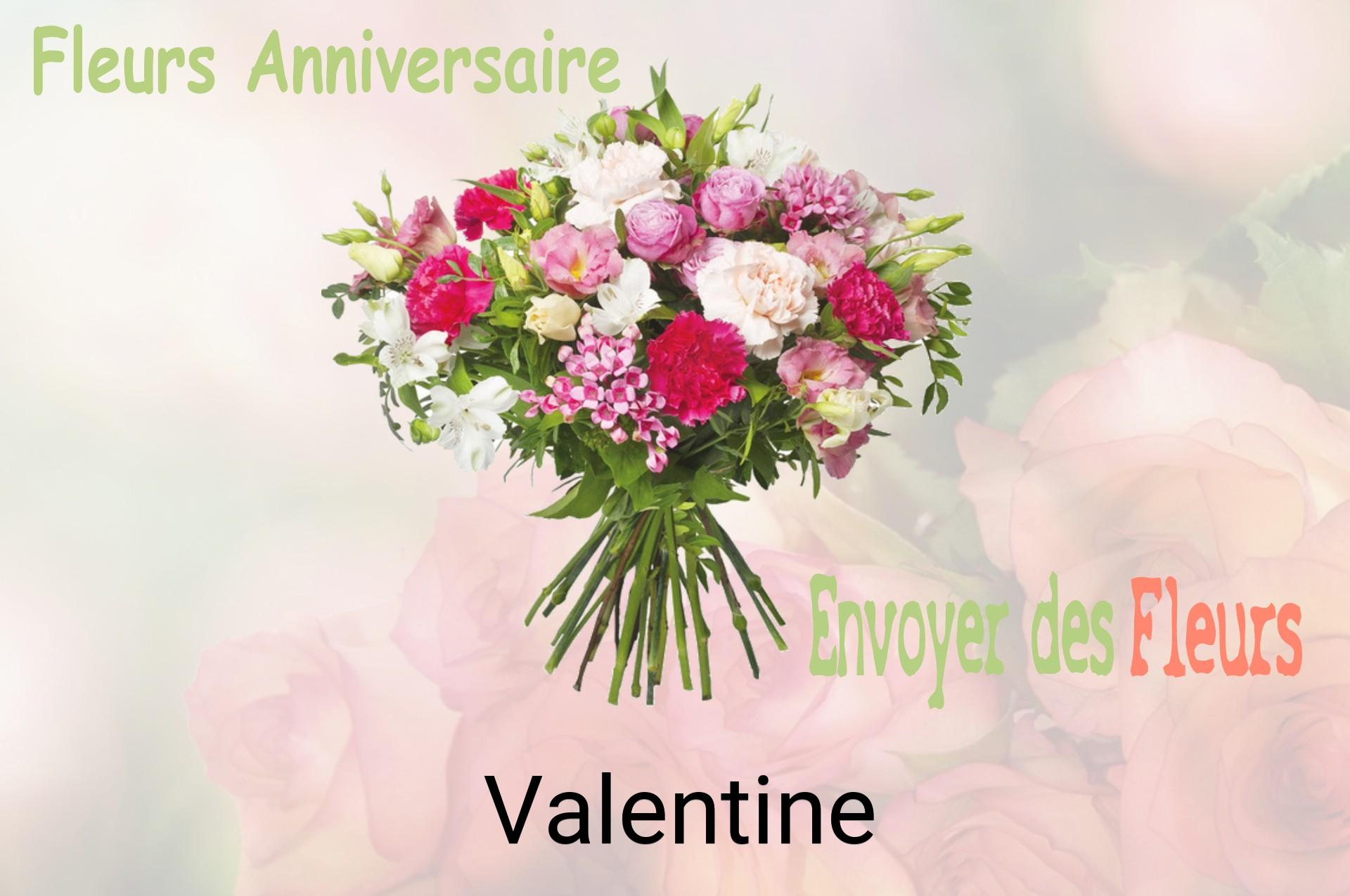 Bouquet de fleurs d’anniversaire livré à Valentine