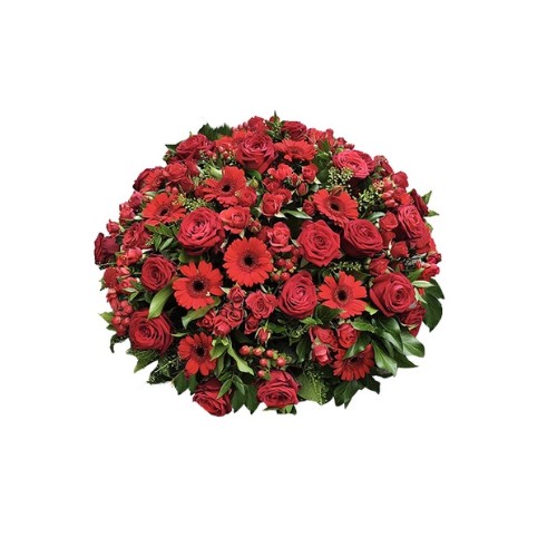 COUSSIN DE FLEURS DEUIL VALENTINE